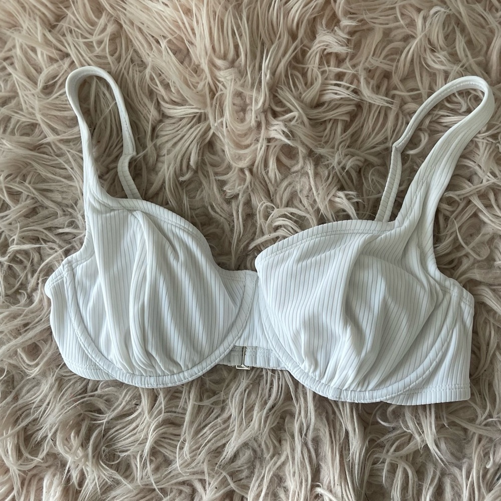 White bikini top